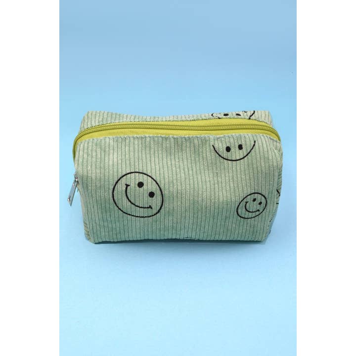 JOSSLYN by wall to wall - Wholesale Makeup/Cosmetic Bag - SMILEY COSMETIC MAKEUP POUCH BAG | 40P5218
