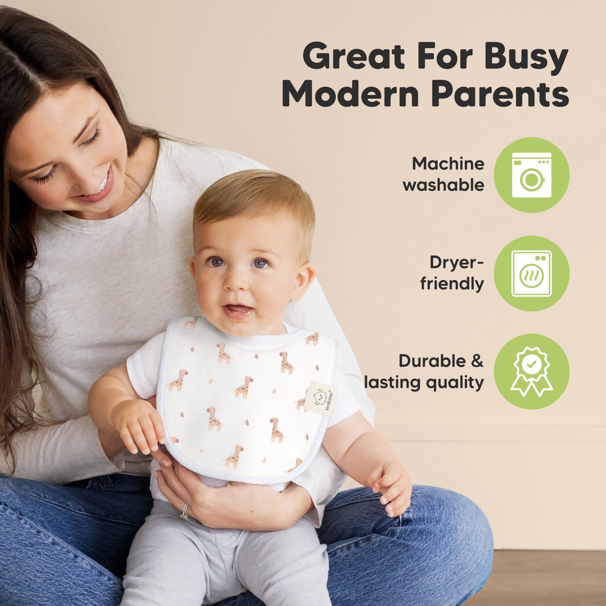 Ørkenen 8-pak Urban Savle hagesmække til begyndervanskeligheder Baby drenge og piger for engroshandel på Faire7