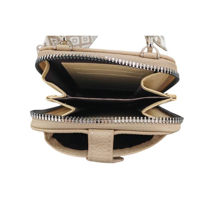 Superbia – wholesale Crossbody bag – Women's – Soft Pu Mobile Bag Essential Bag Shoulder with Canvas Strap7