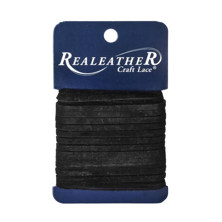 Suede Lace Card, 1/8" x 8 yds for wholesale by Realeather