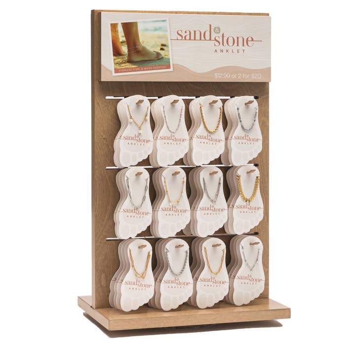 A Sand & Stone Anklet Starter Package for wholesale by Center Court