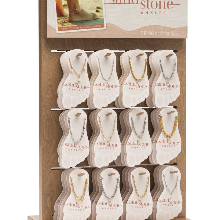 A Sand & Stone Anklet Starter Package for wholesale by Center Court