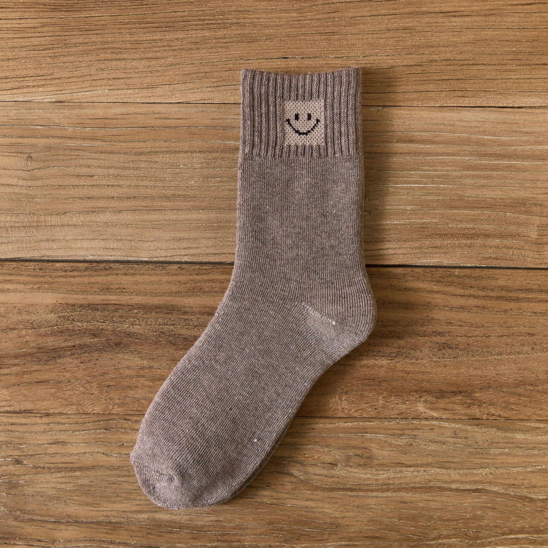 MKS America - Wholesale Socks - Women's - Smiley Face Icon Fleece Socks6