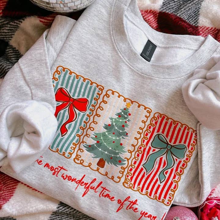 Most Wonderful Time Sweatshirt  and other Purchase Wholesale wonderful things you will be. Free Returns & Net 60 Terms on Faire trending on Faire.