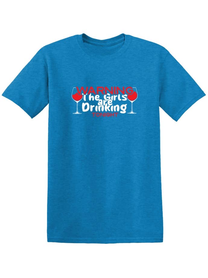 Feelin Good Tees - Wholesale Screen Printed T-Shirt - Unisex - Warning The Girls21