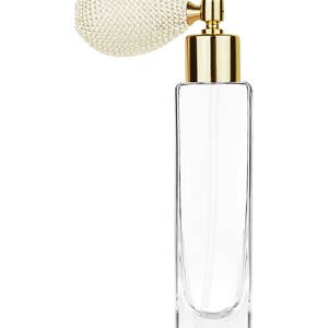 Best Bottles - Wholesale Spray Bottle - Slim Glass Bottle with Bulb Sprayer - 50ml1