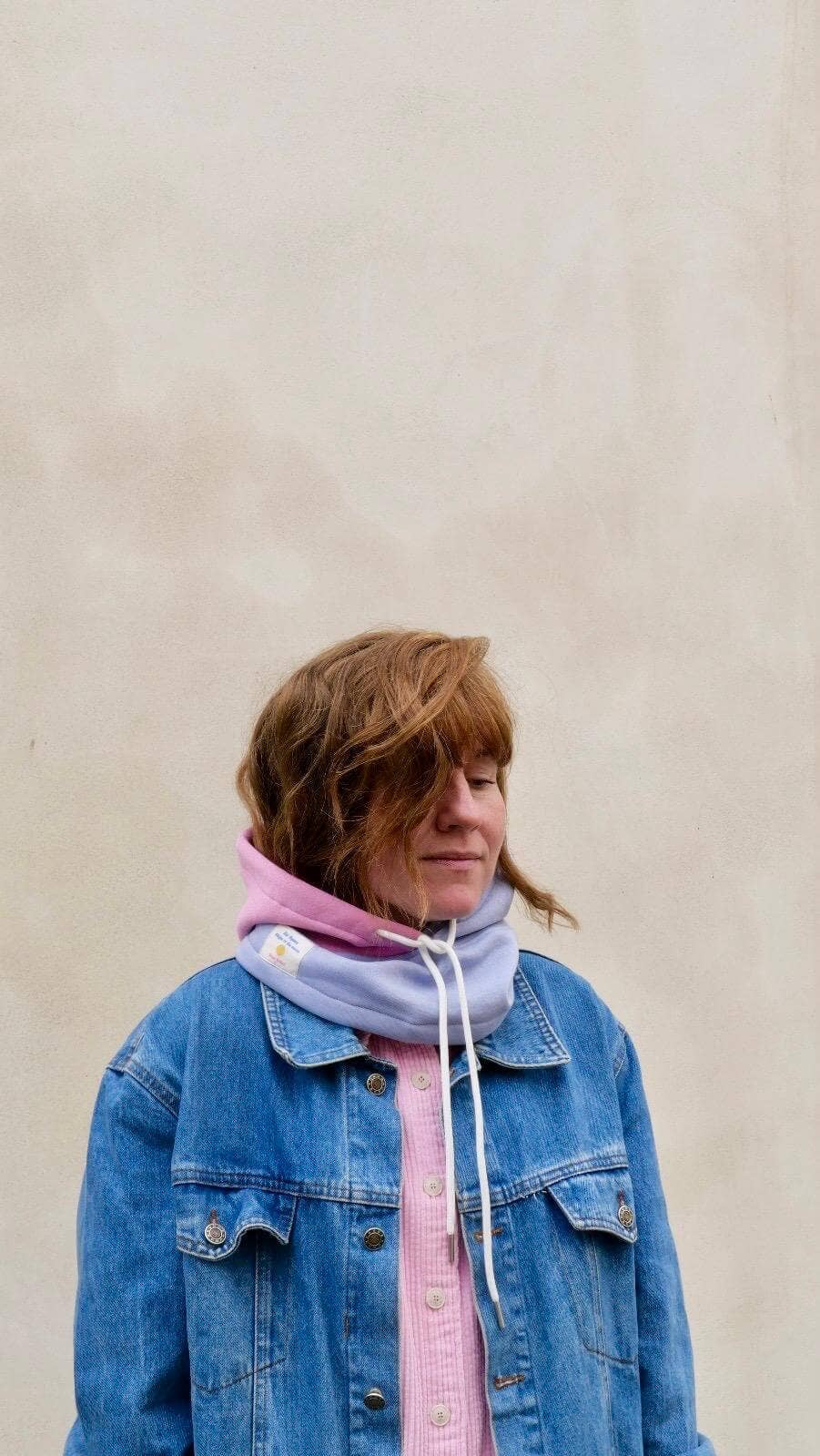 Ayuna - Wholesale Balaclava - Women's - Two-Tone Colorful Cotton Hooded Balaclava - Bigout1