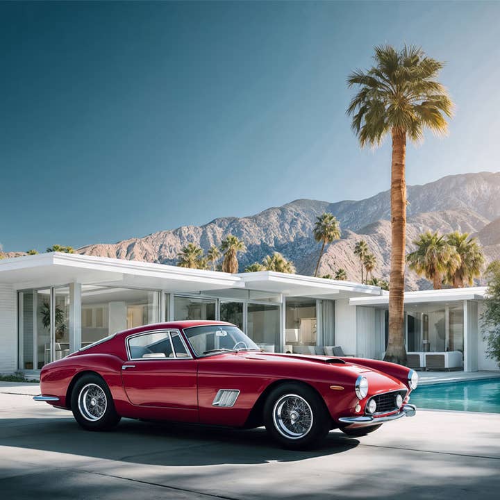 Fine art-tryk - "Stilleben Rød" - C. Malsert for engroshandel hos Atelier Contemporain