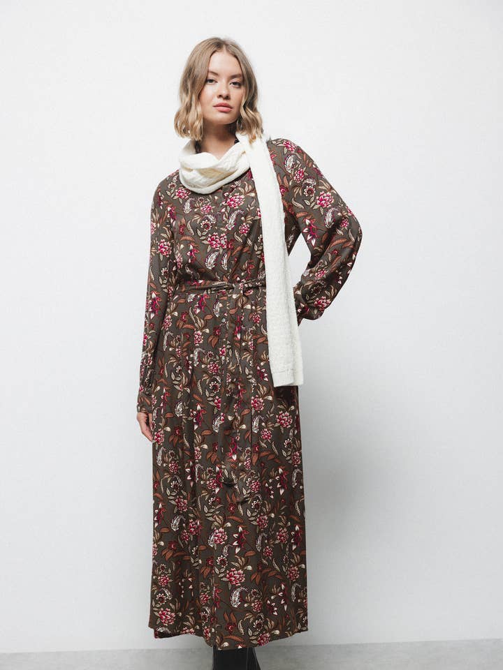 Bedrucktes Kleid (405592-188) für den Großhandel von Lanidor