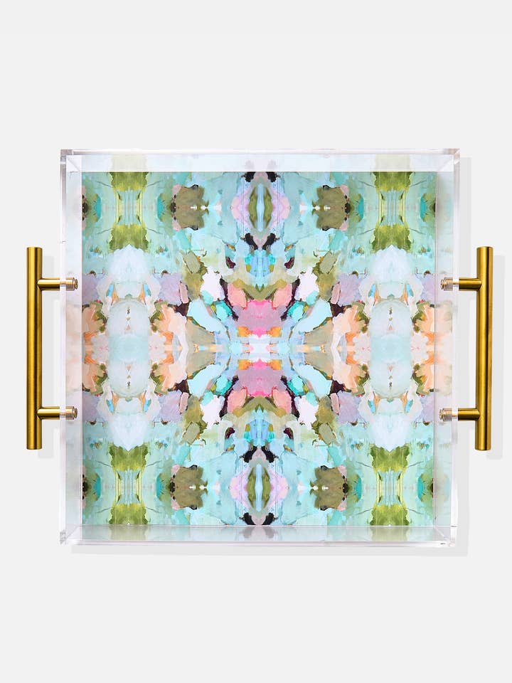 Martini Olives (Laura Park Designs) Acrylic Tray With Gold H for wholesale by Tart By Taylor