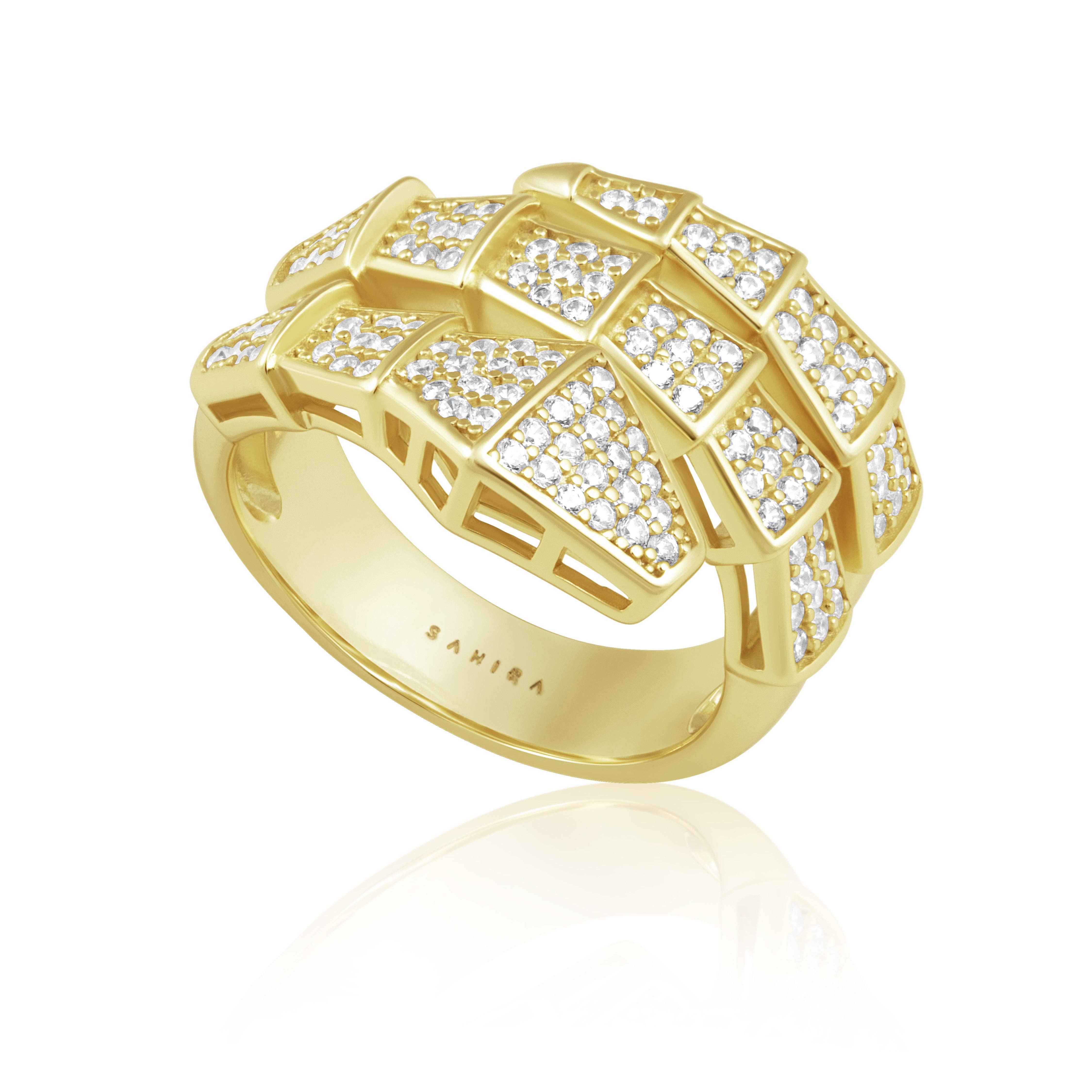Sahira Jewelry Design – wholesale Multi-stone ring – Finley Snake Ring