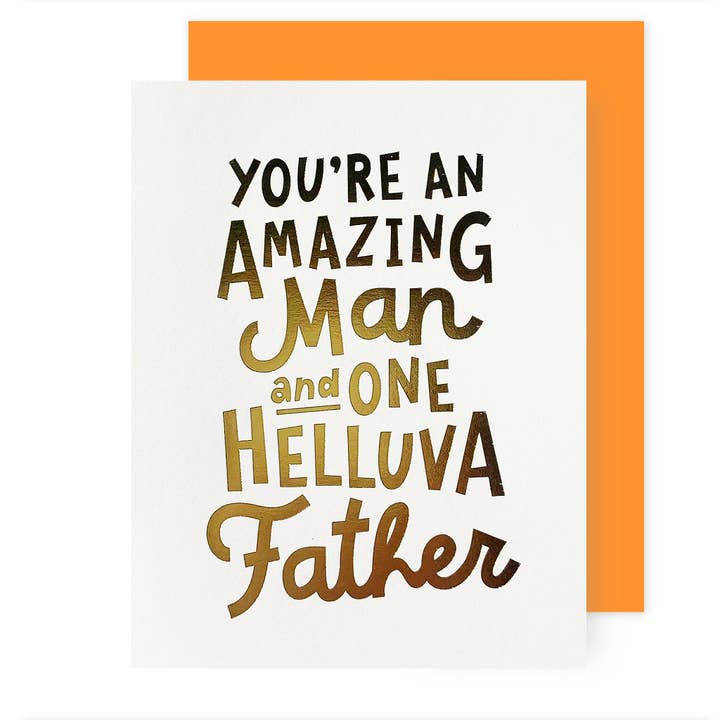 Amazing Man & Father Card for wholesale by The Social Type