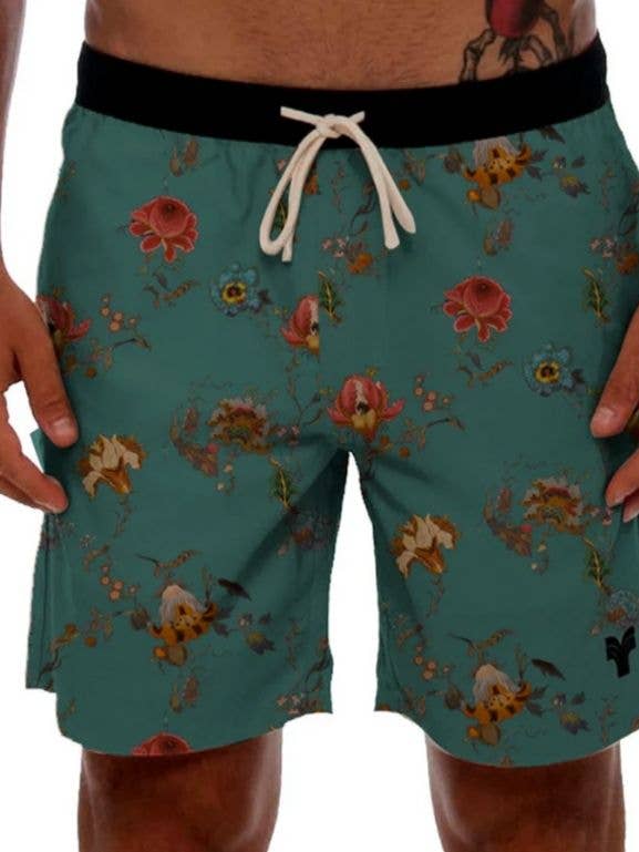 Bunga Batik-tegel - Herenshorts voor wholesale door Kelapa The Brand