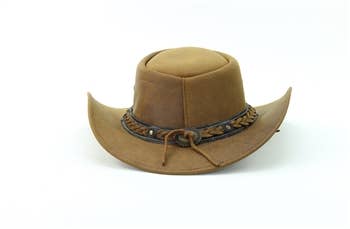 Leather Impressions Inc – wholesale Cowboy hat – Unisex – Smooth Leather Cowboy Hat4