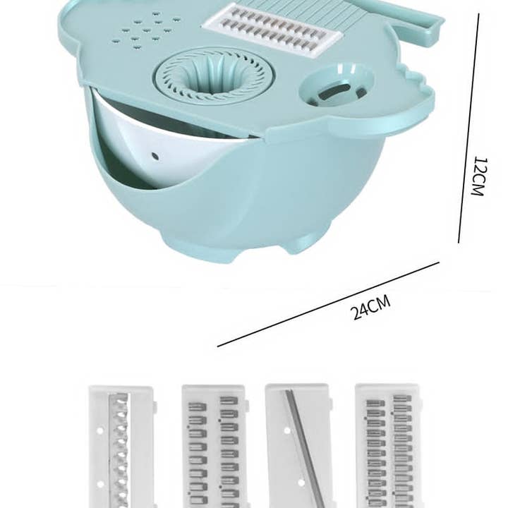 VIGOR - Wholesale Kitchen Tool/Gadget - Multifunctional Chopper & 9 in 1 Slicer Vegetable Slicer Dra1