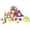 Goki Australia - Wholesale Zipper - Rainbow building blocks with windows