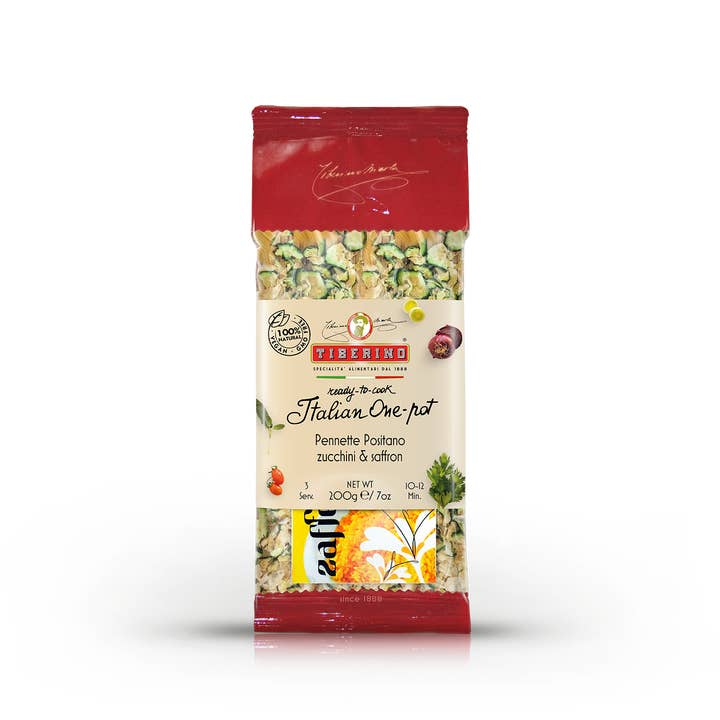 Tiberino - Wholesale Pasta - Pennette with Zucchini and Saffron