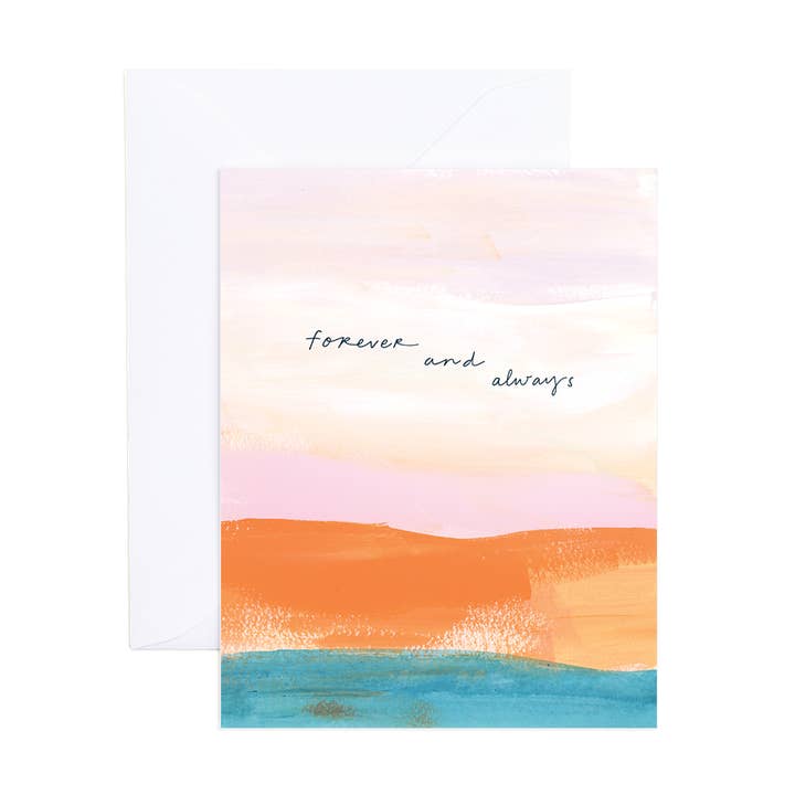Blair Sunrise Love Greeting Card for wholesale by Evergreen Summer