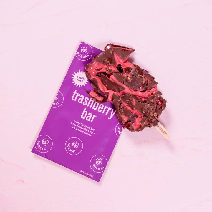 normal® ice cream - Wholesale Ice Cream/Sorbet - trashberry™ sorbet bar