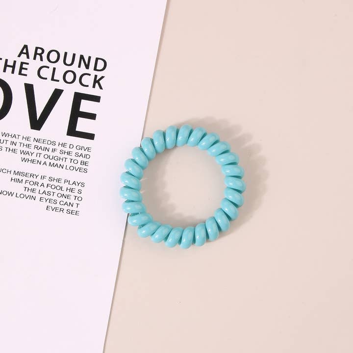 NINEXIS - Wholesale Hair Tie - CWAHA1108_Simple Phone Line Hair Tie 7