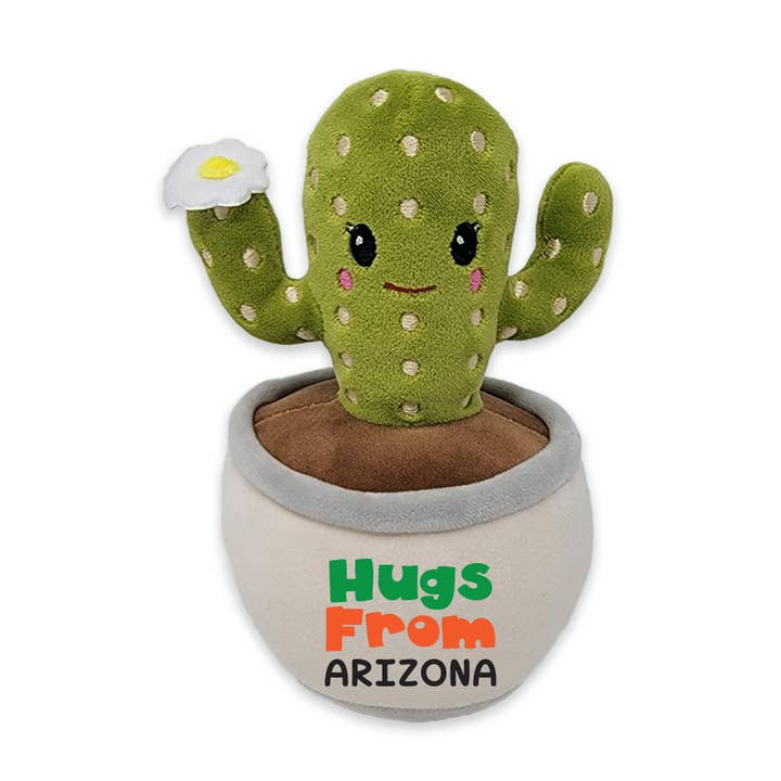 The RGU Group - Wholesale Stuffed/Plush Toy - Kids & Baby - Squishy Saguaro Cactus Plush - Hugs From Arizona - 6" Tall0