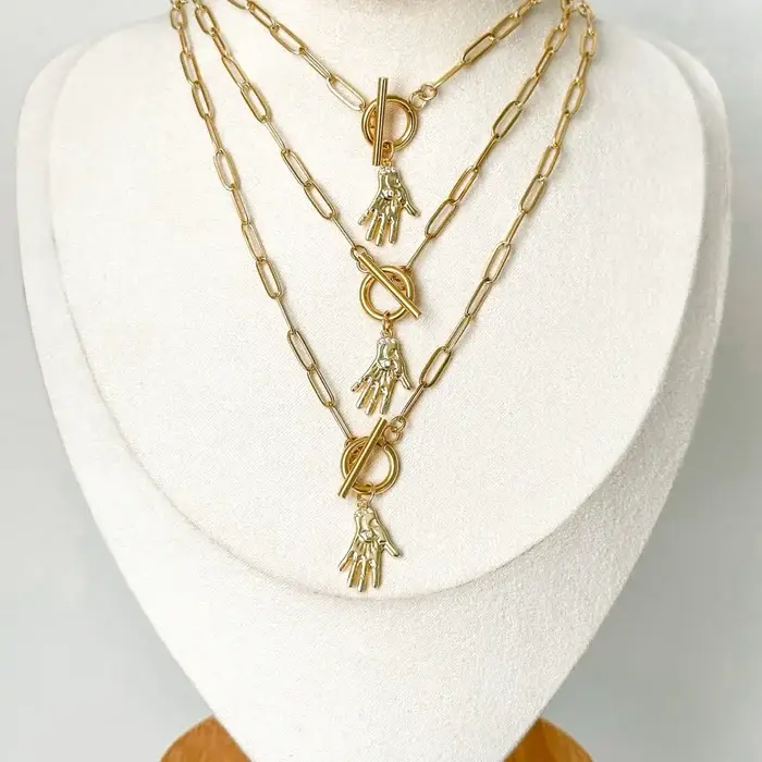 TRIPPY VELVET - Wholesale Pendant/Charm Necklace - The Bargain Necklace1