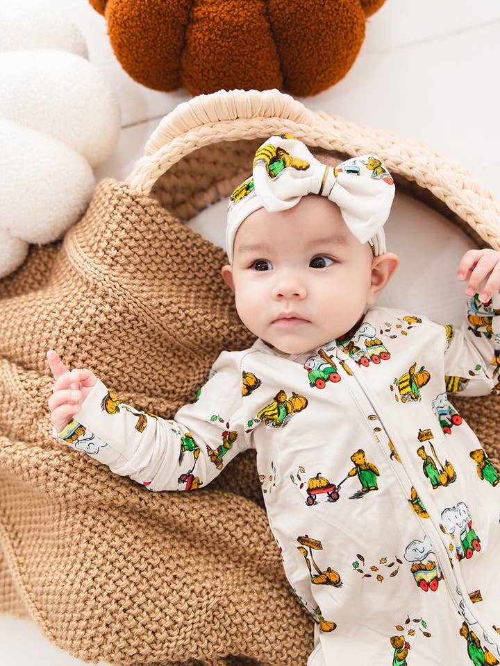 Nœud en bambou | Corduroy™ pour la vente par Charlie Lou Baby