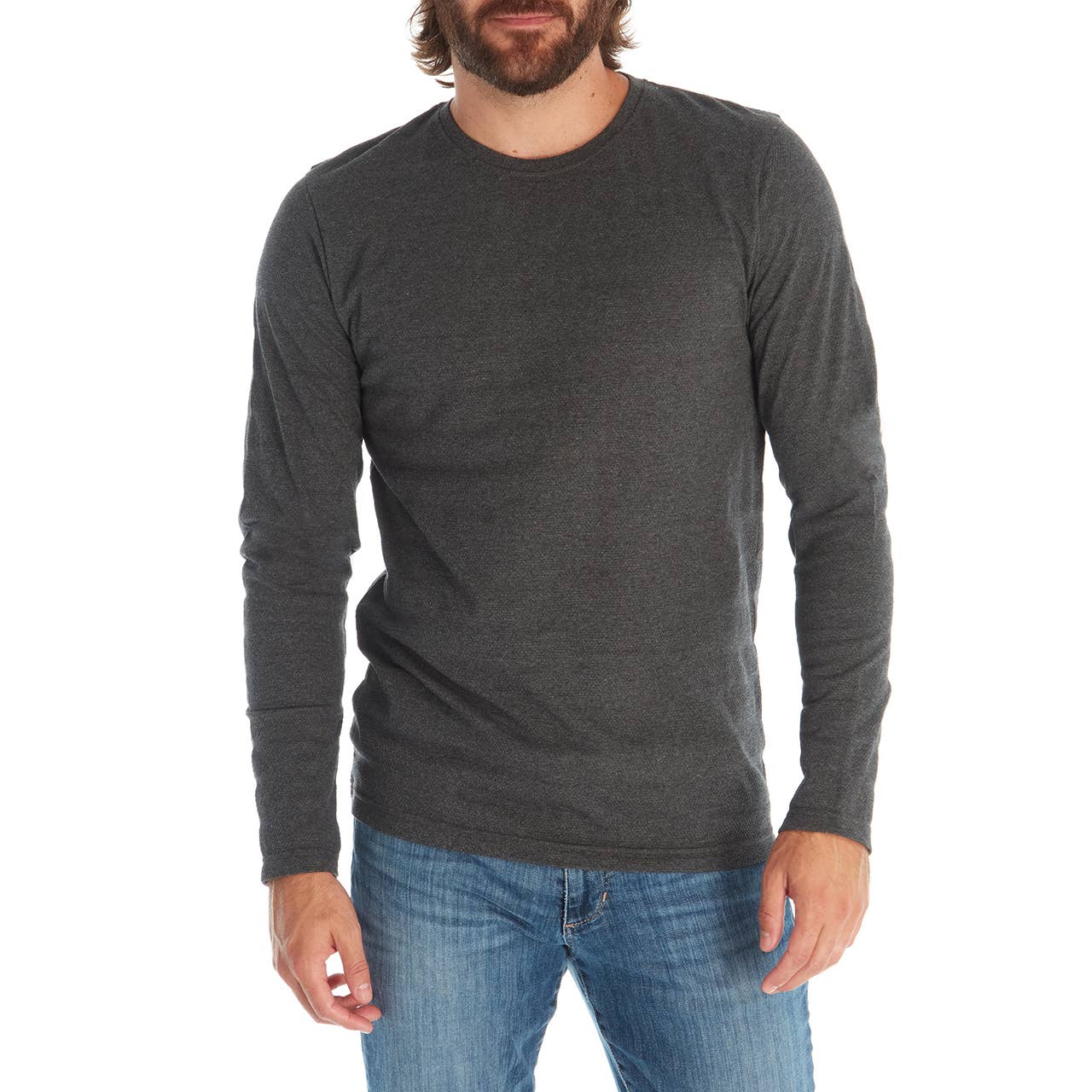 PX - Wholesale T-Shirt - Men's - Devin Textured Long Sleeve Tee1