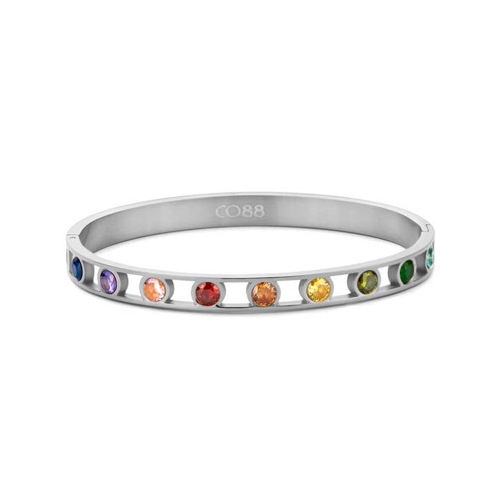 CO88 armband met regenboogkleurige cz-tips voor wholesale door CO88 Collection