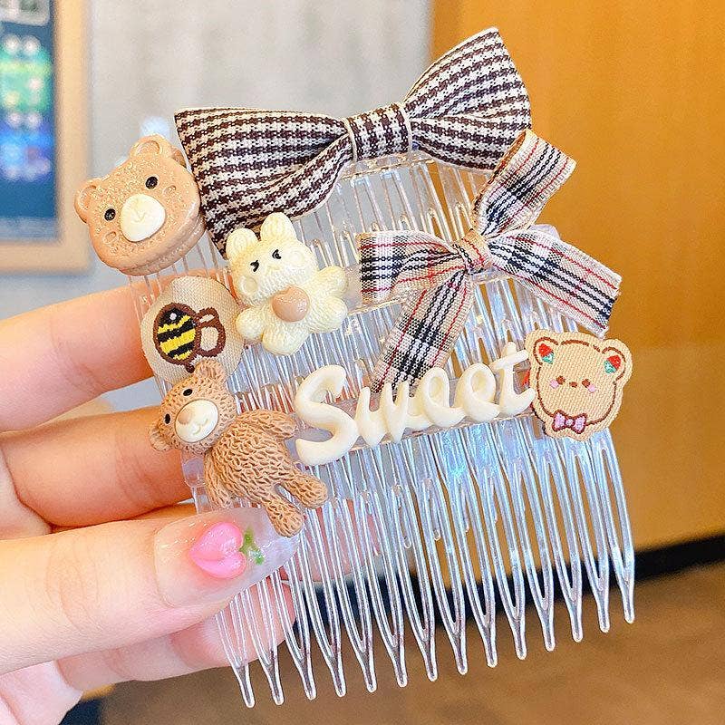 KiddieKickz - Wholesale Hair Clip - Kids - Children's Hairpin Comb Girl's Headdress 3pcs/set7