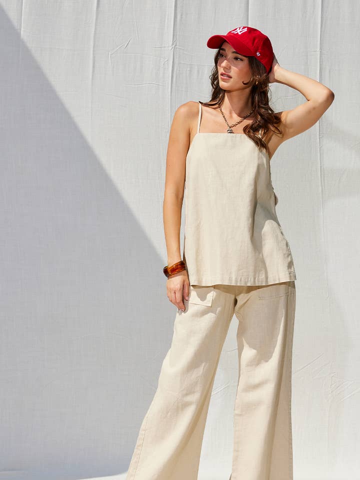 Linen Top And Pants Set and other Purchase Wholesale linen set. Free Returns & Net 60 Terms on Faire trending on Faire.