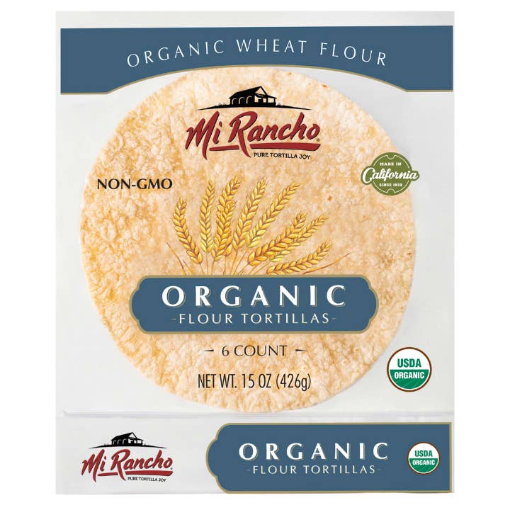 Mi Rancho - Wholesale Bread/Tortilla - Organic Burrito Flour Tortilla