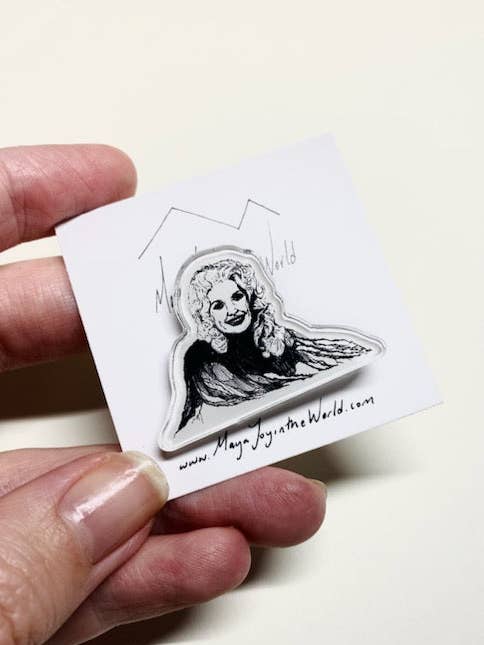 Frida Kahlo Pin for wholesale by Maya Joy in the World