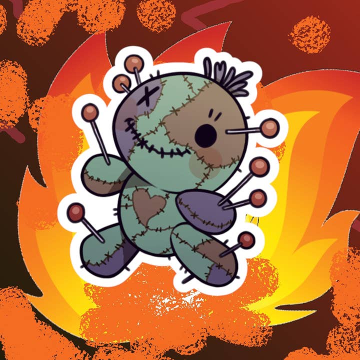 Mega Kawaii Cuties - Wholesale Sticker - Voodoo Doll Sticker