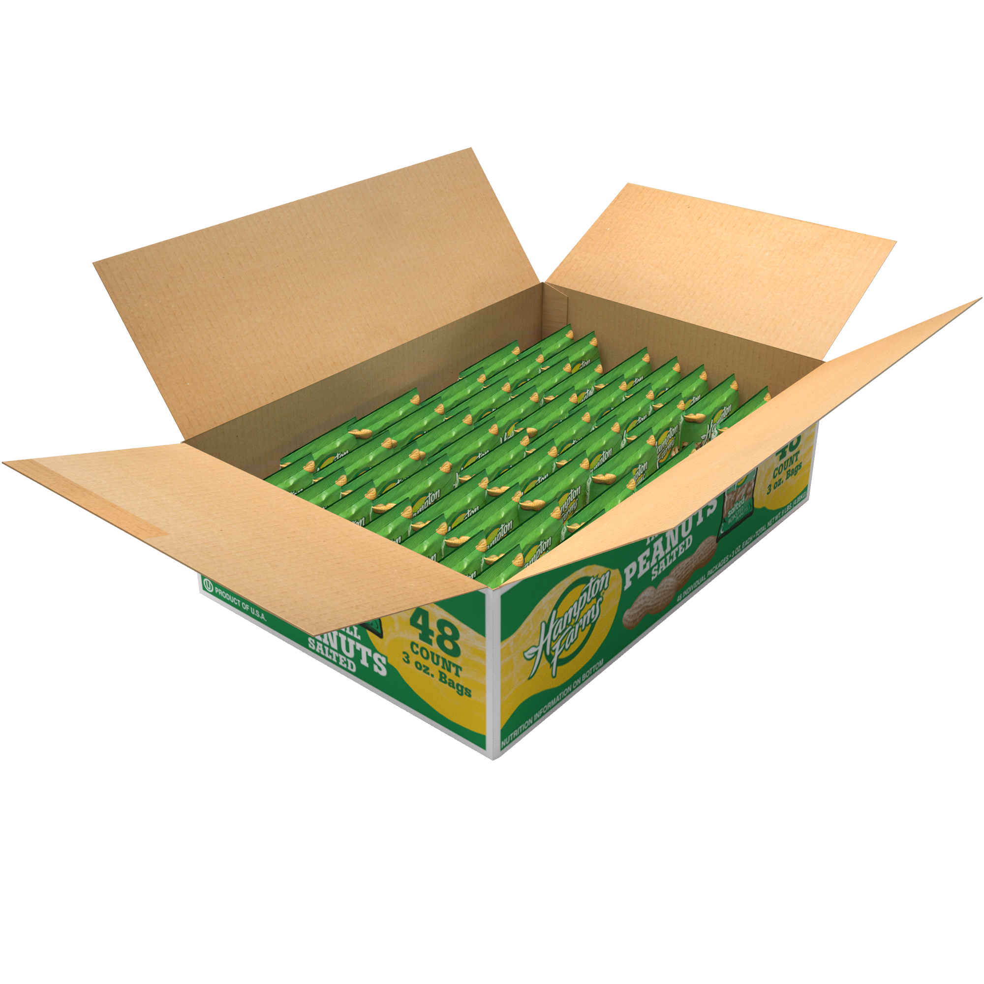 Hampton Farms - Wholesale Nuts - Salted Fancy Inshell Peanuts - Vendor Box2