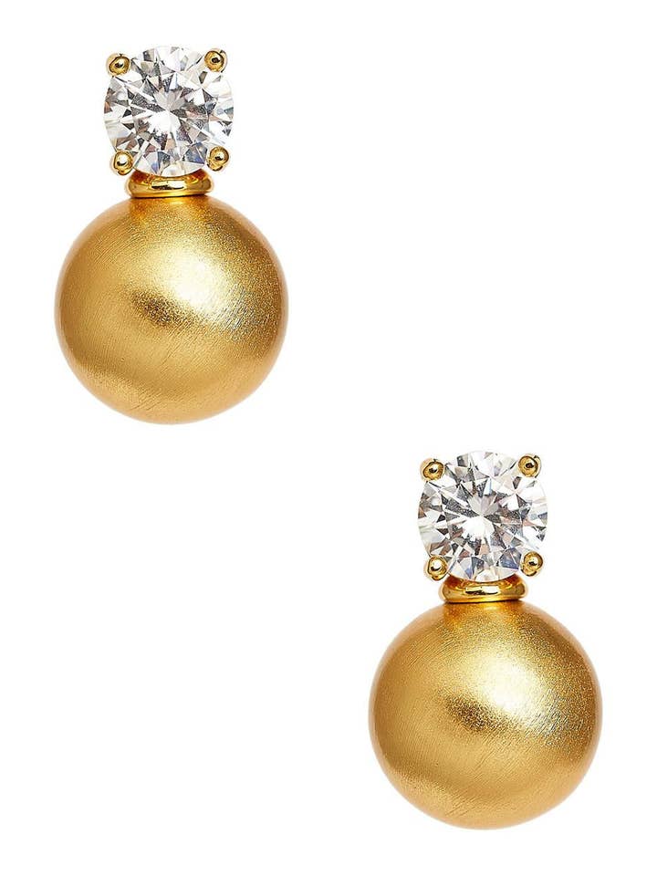 Carolyn Large - Brushed Gold - Belle of the Ball - 18k Gold Plated - WS for wholesale by Lisi Lerch