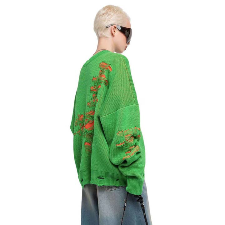 Marayn - Wholesale Knit Sweater - Women's - 2025 NEW Oversized Knit Chic Distressed Cozy Autumn Vibes11