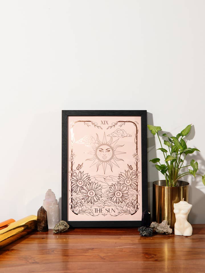 The Sun Tarot Print for wholesale by The Moon Et Tu