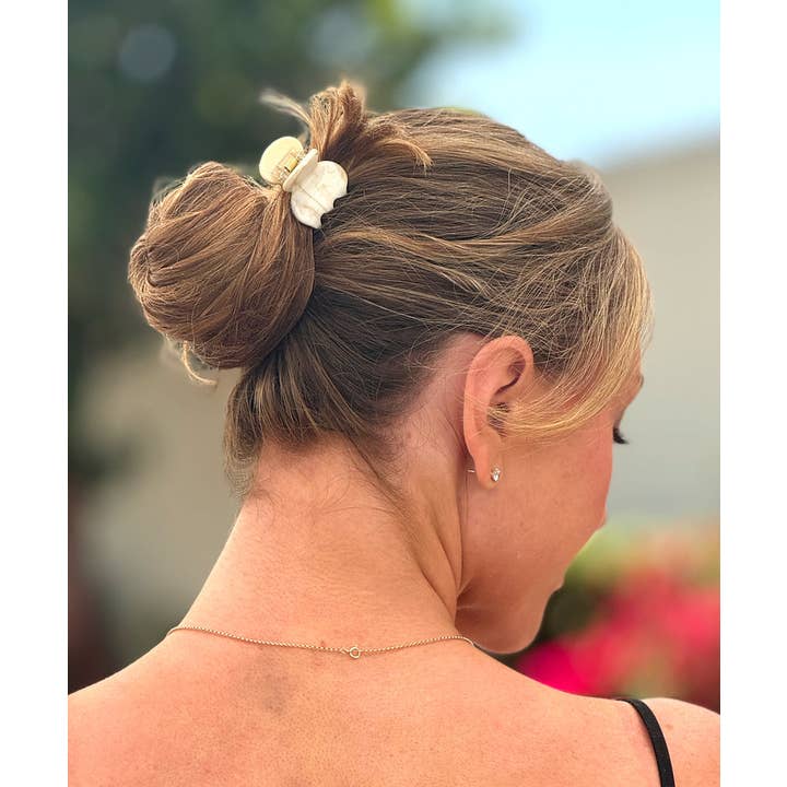 Ficcare - Wholesale Hair Clip - Women's - Chloe Jaw Italian Acetate 10