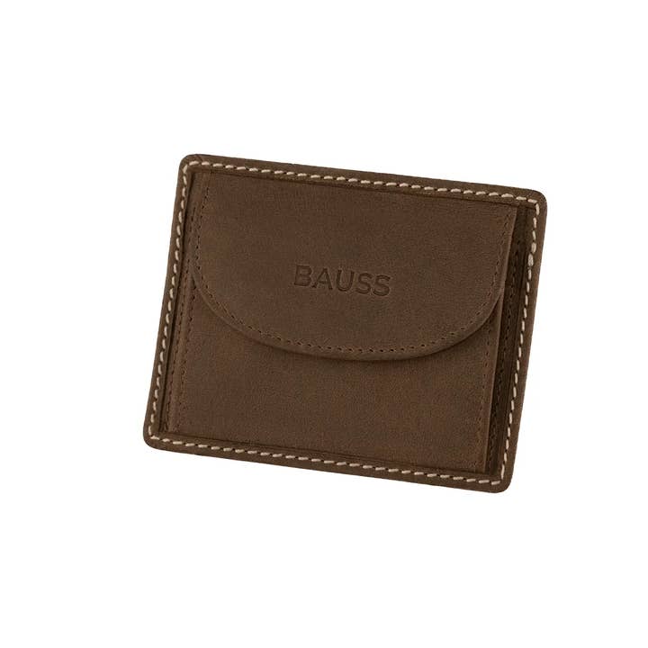 Castanho Leather and Aluminum Wallet Anti-RFID for wholesale on Faire1