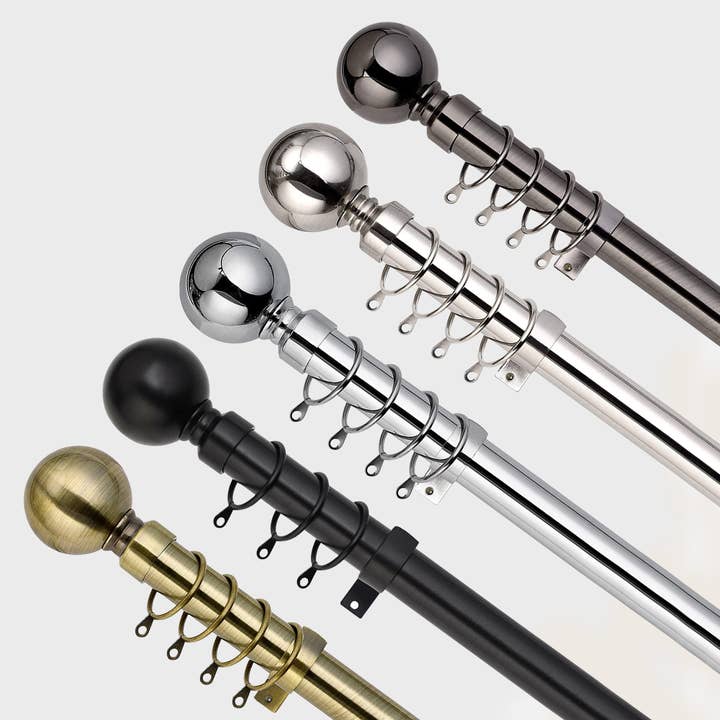 Extendable Curtain Poles & Holdbacks for wholesale by Yorkshire Bedding