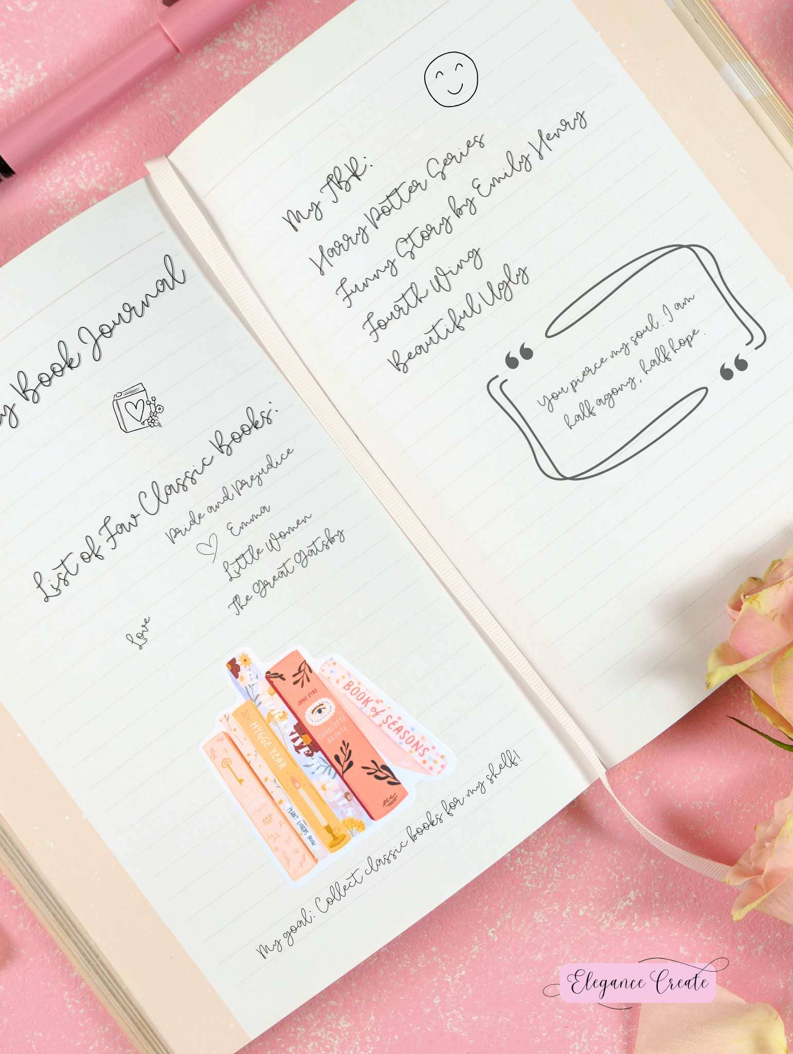 Elegance Create - Wholesale Sticker - Set of Classic Books Sticker7