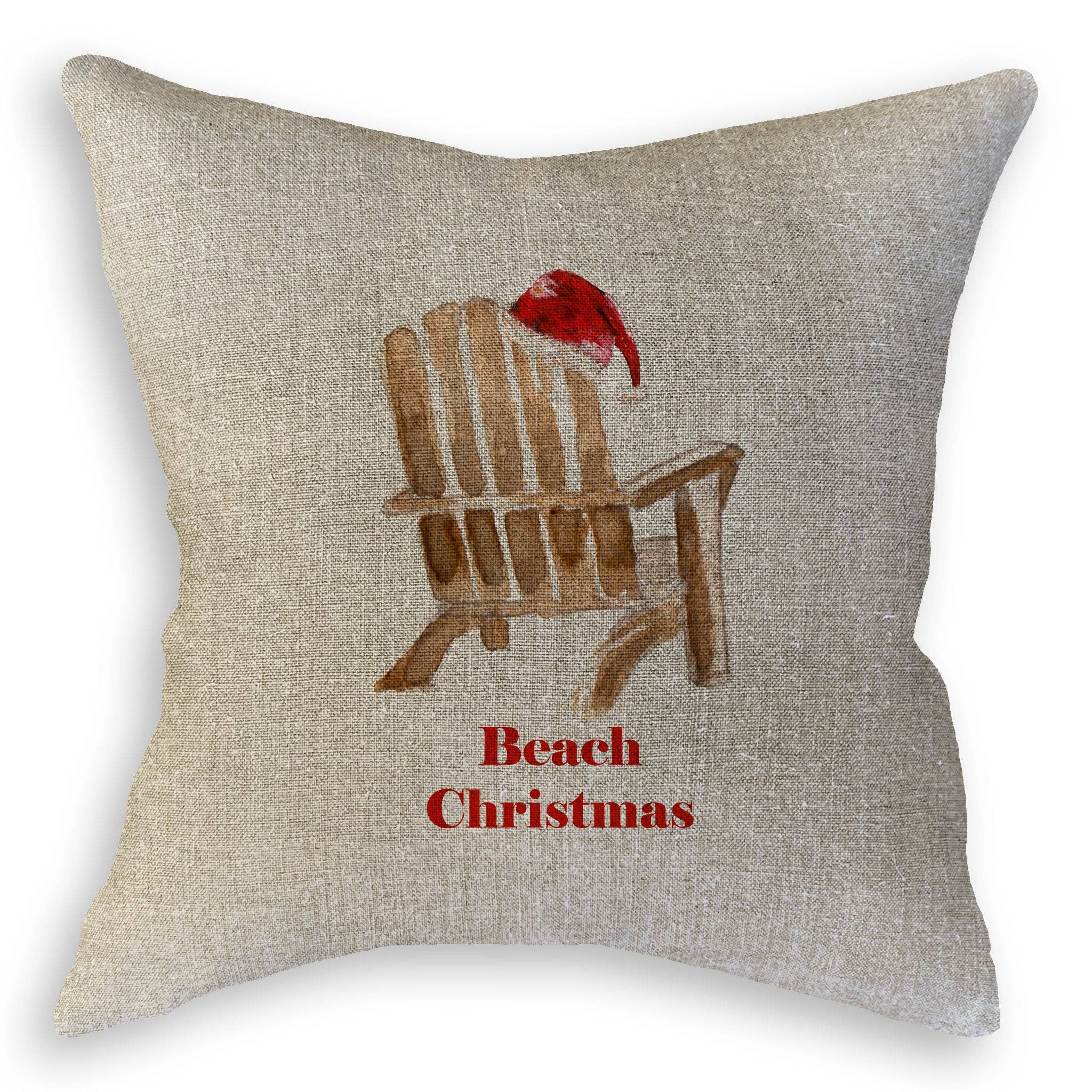 French Graffiti - Wholesale Theedoek - Strandstoel met kerstmuts10