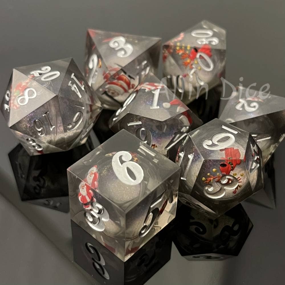 Cultivation Games - Wholesale Dice - Hollow Metal Dice set (16mm, random style) 6