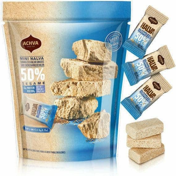 Galil Brands - Wholesale Snack Bar - Mini Halva Snack Bag | Sugar-Free Halva | 5.3 oz10