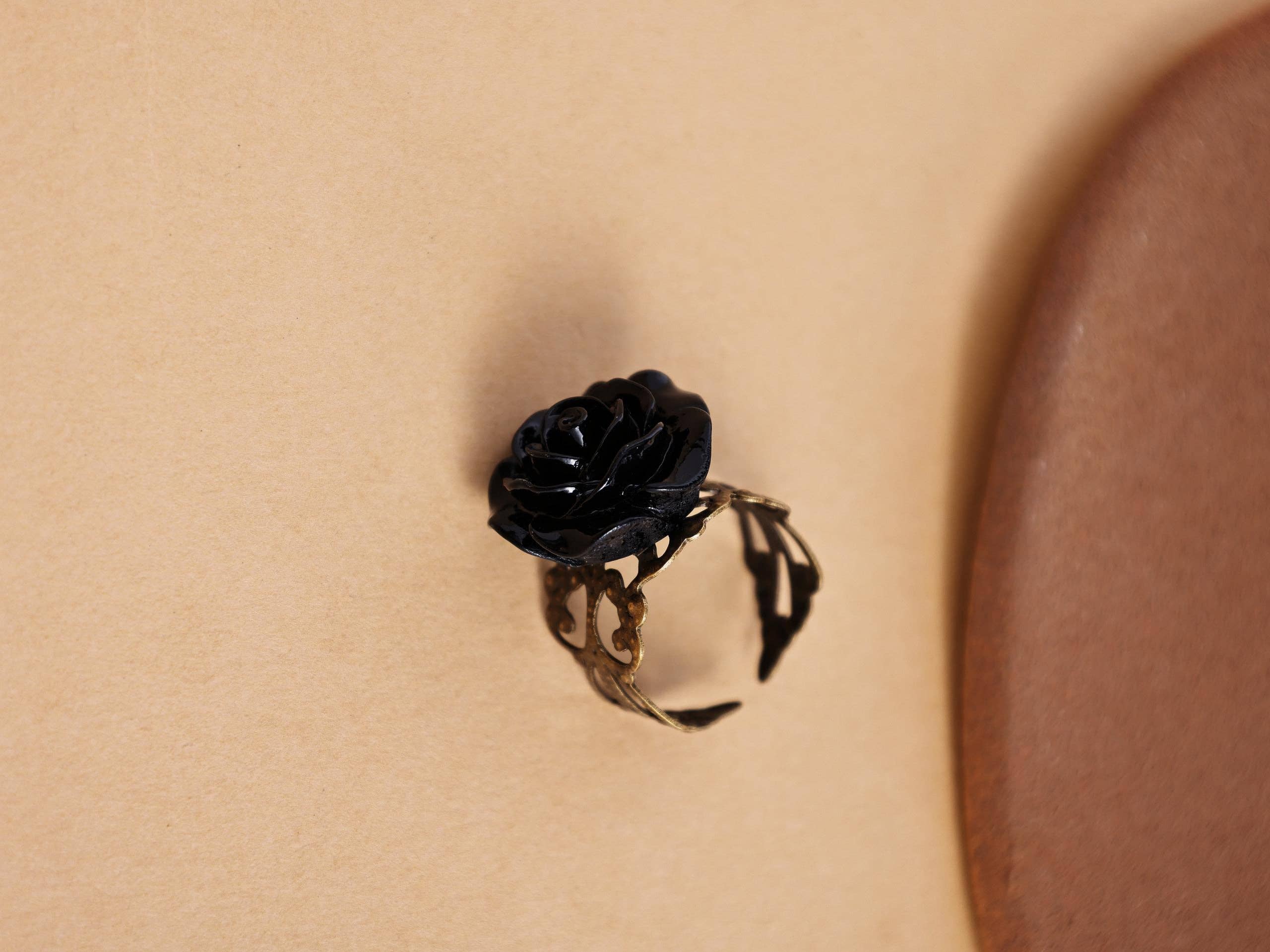 Revelari - Wholesale Cocktail/Statement Ring - Vintage Rose Adjustable Ring1