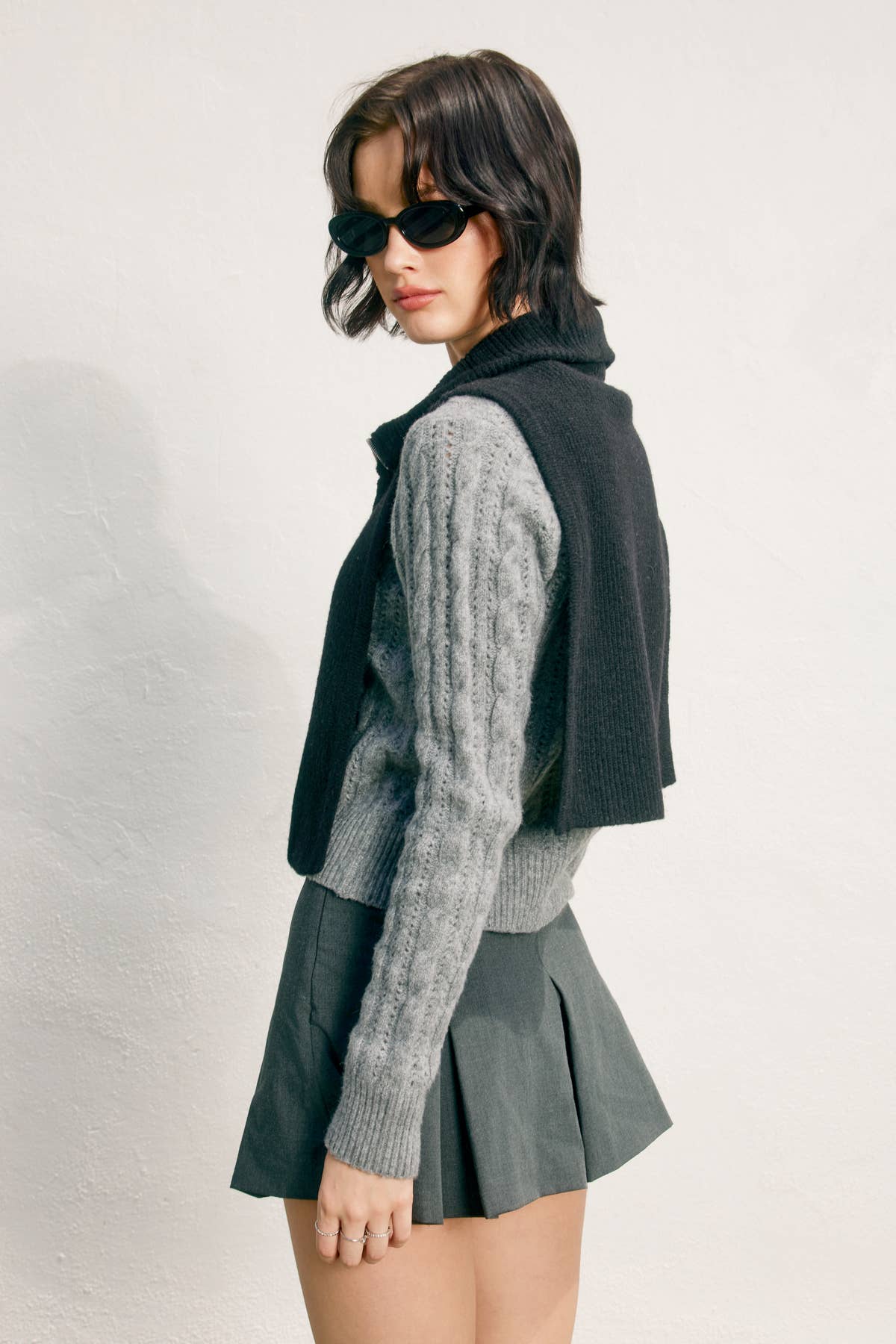 Dress Forum - Vendita all'ingrosso Top in maglia - Donna - Scaldacollo con Cerniera (1)15