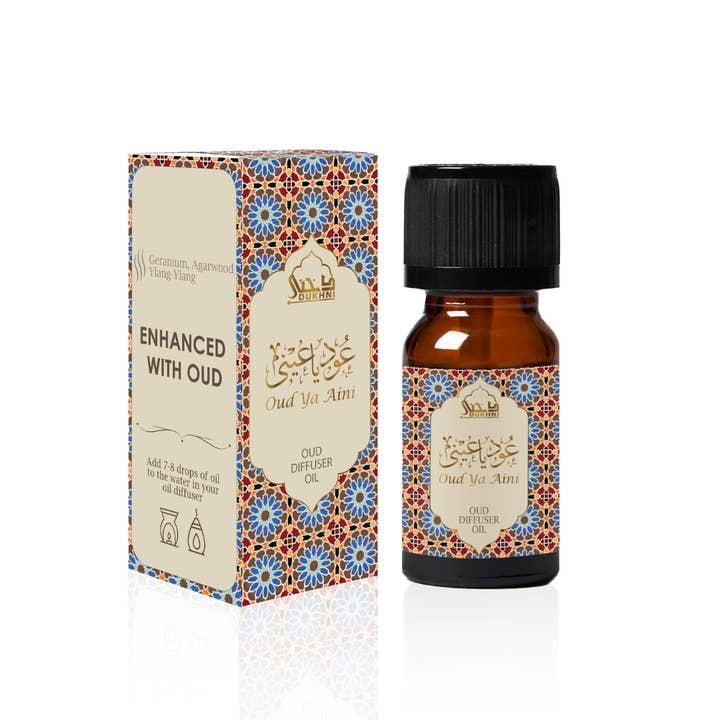 Huile de Diffusion Oud Ya Aini I 10ml Huile Parfumée Arabe pour la vente par Dukhni