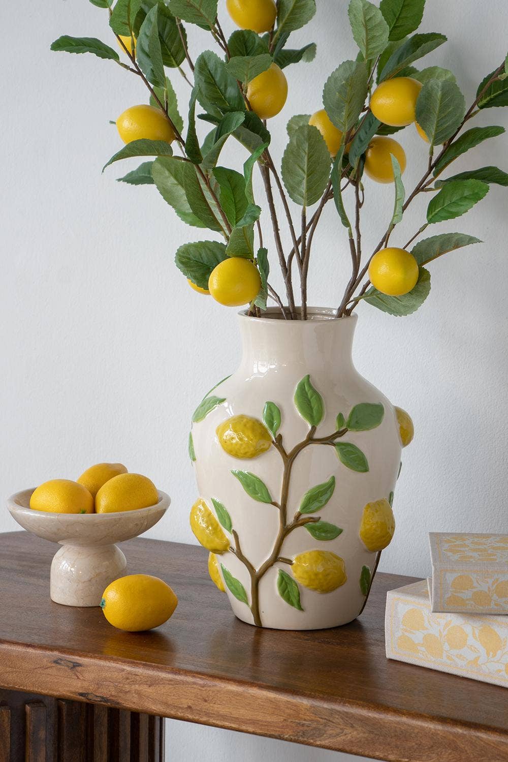 A&B Home Group Inc. - Wholesale Vase - 9x9x12.5" Lemon Vase 2EA/CTN3