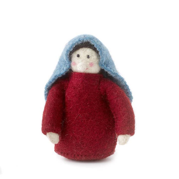 Arcadia Home - Wholesale Nativity Scene Decor - Christmas Nativity Scene in Hand Felted Wool, Manger, Creche4